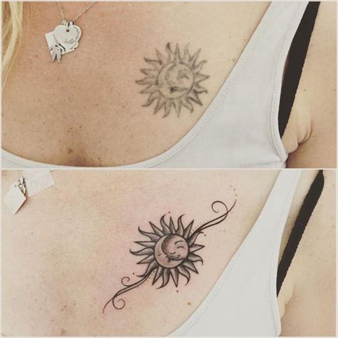 45 exclusively unique sun tattoo ideas to explore gravetics sun tattoo tattoos sun tattoos