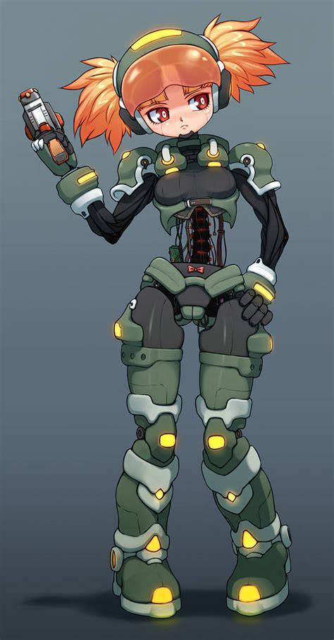 Some Robot Girl By Yanoodle On Deviantart