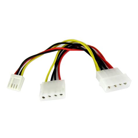 Ide 4 Pin Molex To 4 Pin Floppy Disk And 4 Pin Molex Power Cable