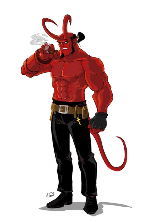 Hellboy Transparent Background Png Svg Clip Art For Web Download