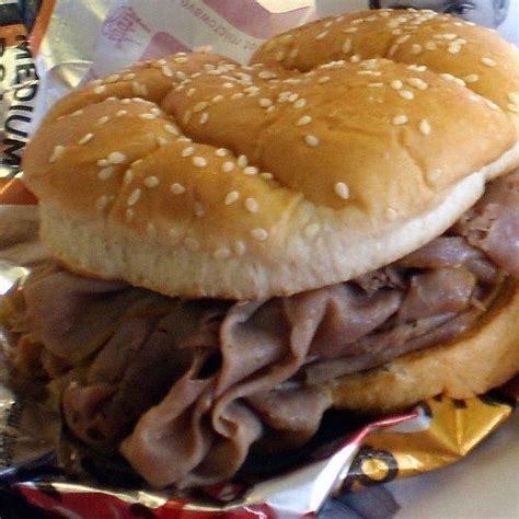 Arbys Roast Beef Sandwiches Recipe 1 3 To 4 Pound Roast Beef 12 Cup Wat Beef Sandwich