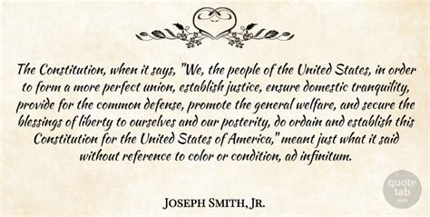 Joseph Smith Jr The Constitution When It Says We The People Of