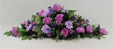 Just Because Silk Flowers Customisable Artificial Flower Coffin Spray