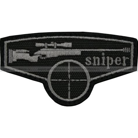 Patch Sniper Black 93 X 51 Cm Airsoft Store Export