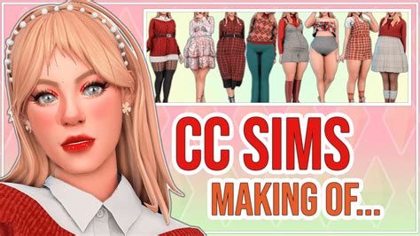 Cc Sim Making Of Emilia 📚 Sims 4 Cas Lookbook Cc Links Youtube
