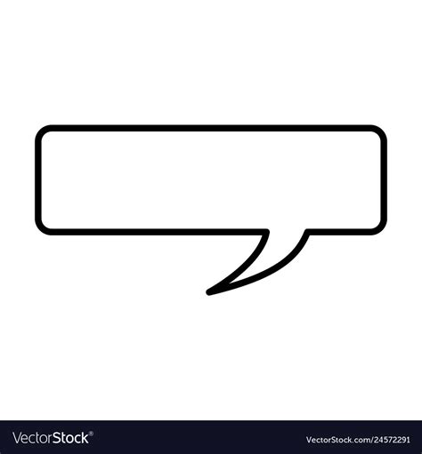 Speech Bubble Message Icon Royalty Free Vector Image