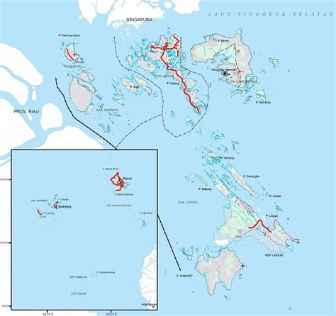 Peta Kepulauan Riau Lengkap Gambar Hd Dan Keterangannya