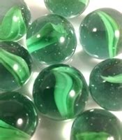 The crazy cat's eyes are a marble league team that is named after crazy cat's eye, a marble rally competitor. M84 16MM Clear & green cat eye glass marbles,McGills Warehouse