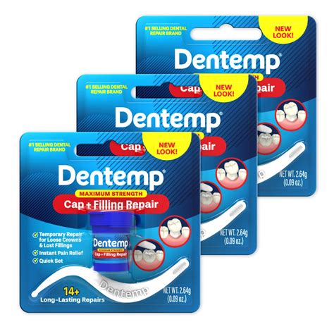 Buy Dentemp Maximum Strength Loose Cap And Lost Filling Repair Dental