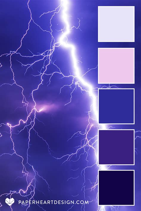 Color Palette Thunderstruck — Paper Heart Design