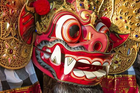 Close Up Balinese Barong Stock Image Image Of Close 53292477