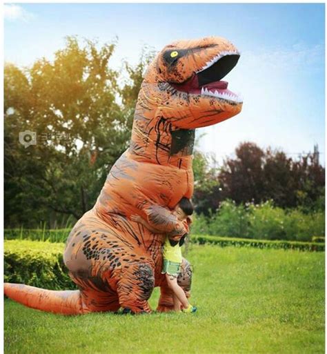 Costumes Reenactment Theater Adult T Rex Inflatable Jurassic World
