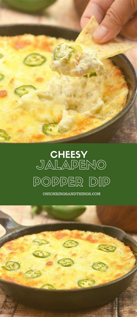 Cheesy Jalapeno Popper Dip Recipe Recipes Food Appetizers For Party