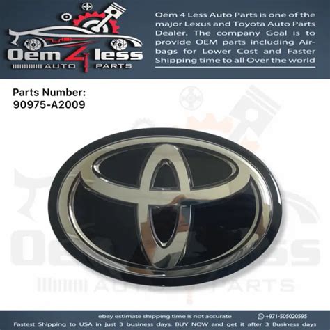 Toyota Corolla Cross Front Grille Emblem Logo Radar 2022 Oem 90975