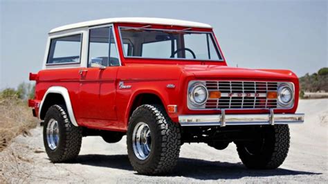 Restored 1969 Ford Bronco Test Vehicle Set For Pebble Beach Auction
