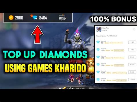 Free fire diamond allows you to purchase weapons, pets, skins and items in store. How to top up Free Fire Diamonds from Games Kharido and ...