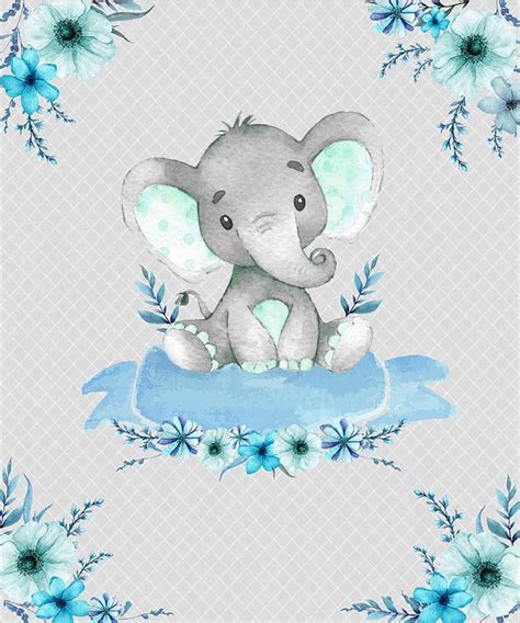 Imagenes De Elefantes Para Baby Shower Para Imprimir Babbiescis