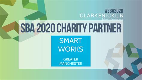 ‘smart Works Stockport Business Awards Charity Partner 2020