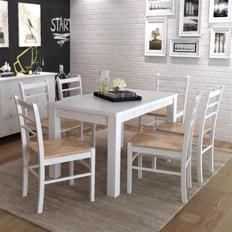 Ajoutez la chaise de salle à manger lumisource gianna à votre décor. Magnifique 6 pcs Chaise de salle a manger peinture blanche ...