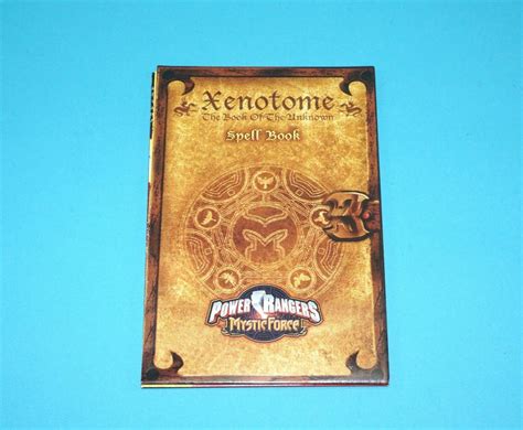 Mmpr Power Rangers Mystic Force Xenotome Spell Book Catalog Foldout