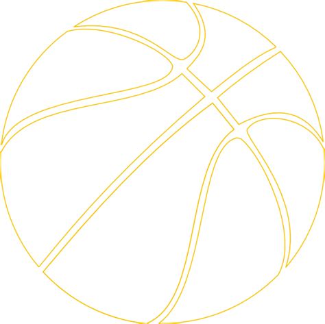 Basketball Outlines Clipart Best