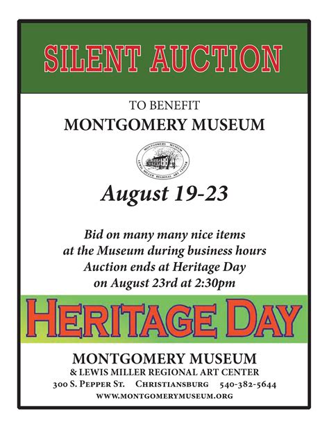 Heritage Day Montgomery Museum