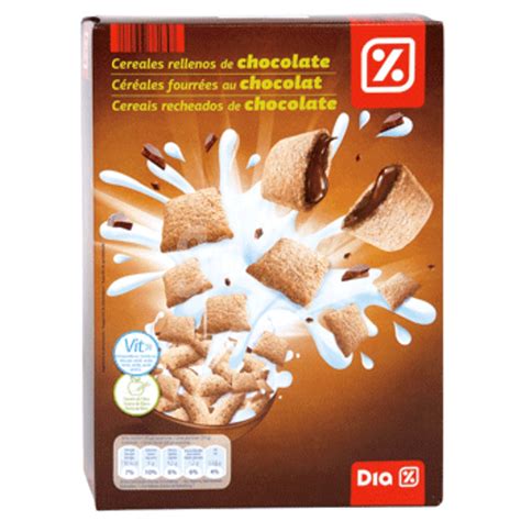 DIA Cereales rellenos de chocolate Caja 500 g