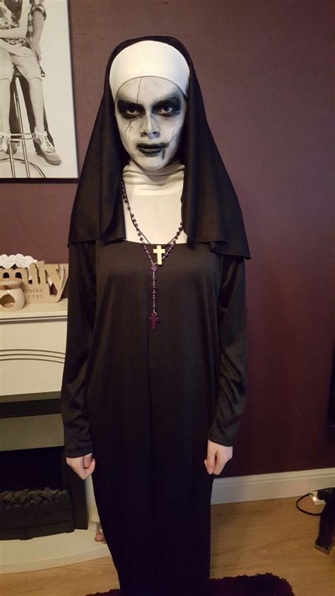 Specialty The Nun Costume Adults Conjuring Halloween Demon Zombie Valek Horror Fancy Dress Unisex
