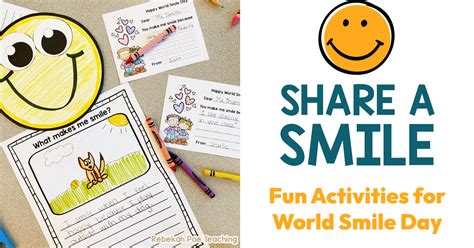 Writing Crafts And Activities To Celebrate World Smile Day Rebekah