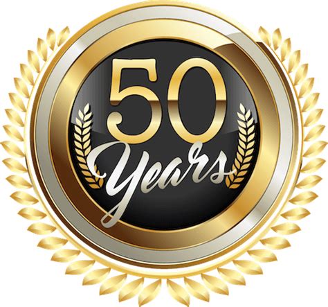 50th Birthday Logo Latest 50 Golden Jubilee Png Trans