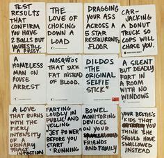 That means you need a license from us to use any of that stuff. Blank card ideas for cards against humanity | Cards of ...