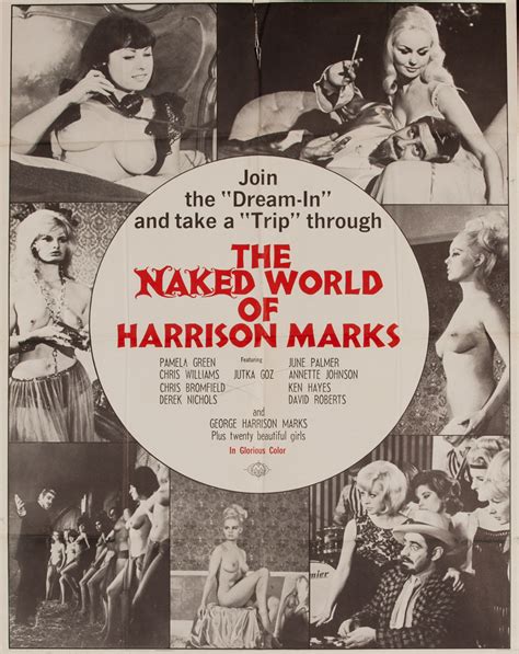 The Naked World Of Harrison Marks Original American X Rated Adult Movie Poster David Pollack