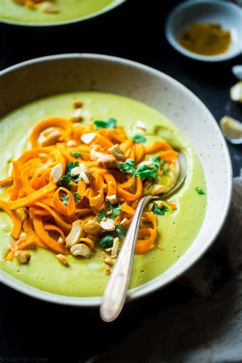 This curry lentil soup is the perfect soup no matter who you're feeding. Coconut Curry Soup with Sweet Potato Noodles | Food Faith ...