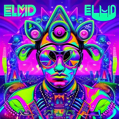 Edm Album Cover Artwork Trippy Arthubai