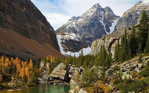 Autumn In Yoho National Park Wallpaper Nature Wallpapers