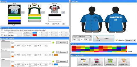 Jerseys Design Tool to Create Custom Sports Uniform Online