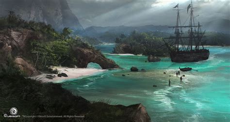 Assassin S Creed IV Black Flag Concept Art Martin Deschambault