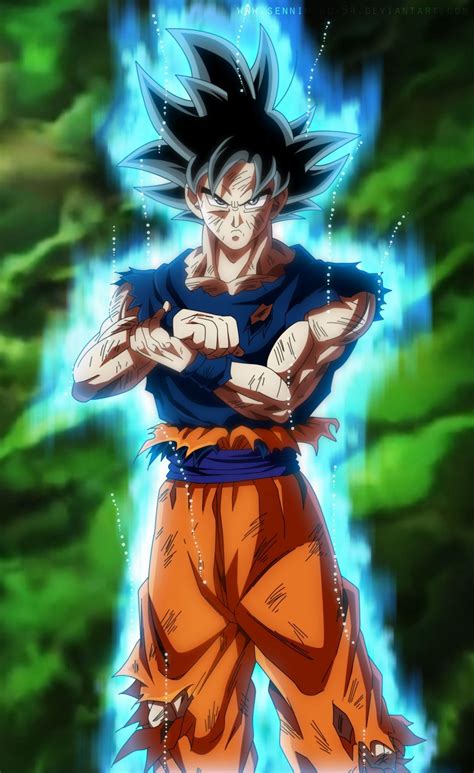 Goku Ultra Instinct By Sennin Gl 54 On Deviantart Dragon Ball Z Dragon Z Dragon Ball Tattoo