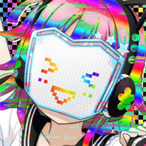 Ibuki Mioda Glitchcore Wallpapers Wallpaper Cave