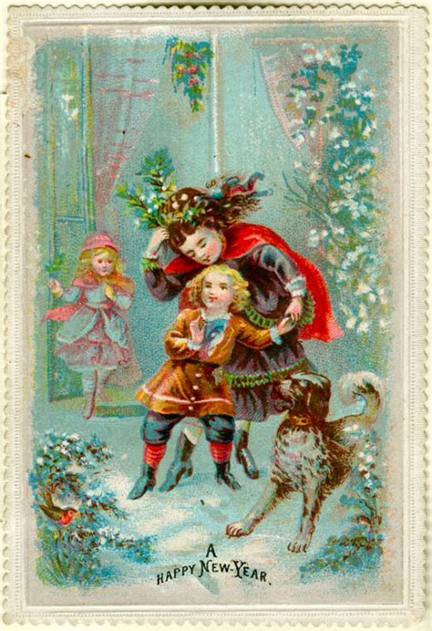 18 Beautiful And Funny Vintage New Year Cards From The Victorian Era