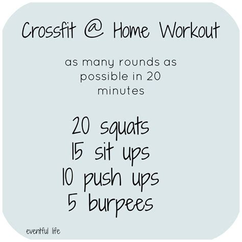 How To Do Crossfit Workouts At Home Sandra Rogers Reading Worksheets