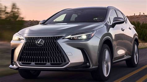 New 2022 Lexus Nx 350h In Atomic Silver Driving Exterior And