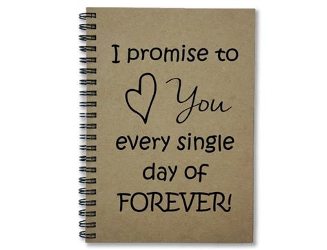 Couples Journal I Promise To Love You Every Single Day Of Etsy