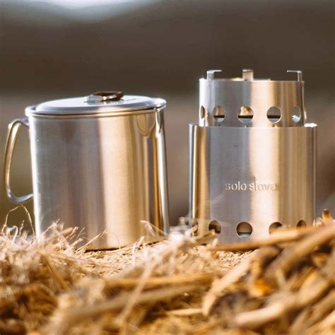 The solo stove titan is the most compact and fuel efficient wood burning backpacking stove. Solo Stove Titan and Pot 1800 Combo