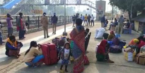 Bonded Labourers Rescued By Police From Station In Odishas Bolangir