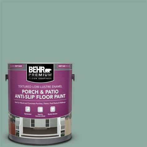 Behr Premium 1 Gal S430 4 Green Meets Blue Textured Low Lustre Enamel