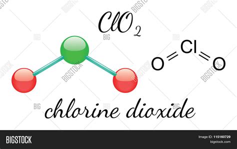 Clo2 Chlorine Dioxide Vector And Photo Free Trial Bigstock