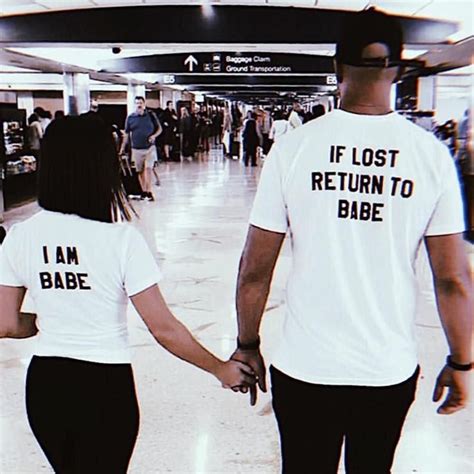 If Lost Return To Babe I Am Babe Matching Couple Tees Couple Tees