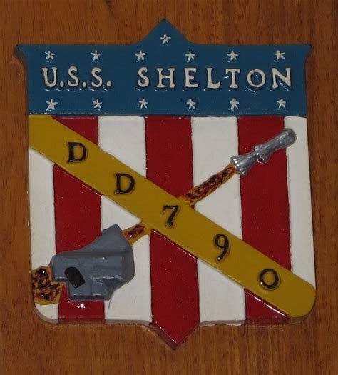 Uss Shelton Dd 790 Destroyer Emblem Maritime Museum Of S Flickr