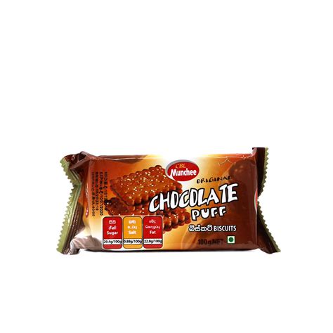 Munchee Biscuits Chocolate Puff 100g 69 Redwave Online